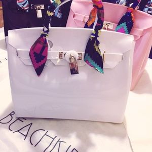 gorgeous beach bag waterproof jelly brand new